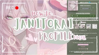 how to customize your profile page in janitorai [upl. by Enitsuga118]