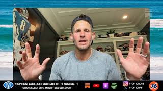 ESPN analyst Dan Orlovsky talks Patrick Mahomes leadership traits on YOption podcast with Yogi Roth [upl. by Natascha]