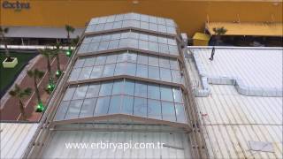 ERBİR YAPI  Retractable Skylight Glass Roof Systems  Pool Enclosures [upl. by Nali]