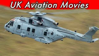 Super low level Royal Navy AW101 Merlin  Mach Loop Wales 4K [upl. by Daughtry]