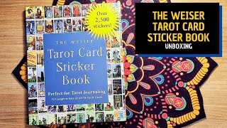 THE WEISER TAROT CARD STICKER BOOK  Unboxing [upl. by Eugatnom]