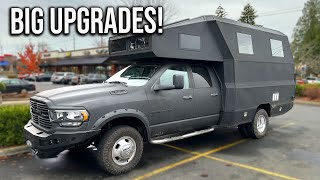 Upgrading My Ram 3500 Conversion Camper Truck For A 1400 Mile Road Trip [upl. by Barbee]