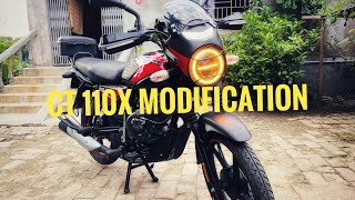 Bajaj CT 110X Modification full Details [upl. by Helmut]