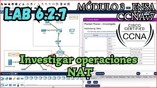 627 Packet tracer  Investigar operaciones NAT Resolucion [upl. by Collbaith826]