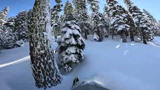 Snowmobiling North Lake Tahoe December 6th 2022 [upl. by Eaneg376]