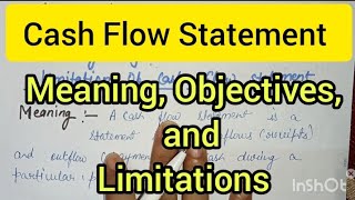 Cash Flow Statement  What Is Cash Flow Statement  Meaning Objectives Of Cash Flow Statement [upl. by Fritze748]