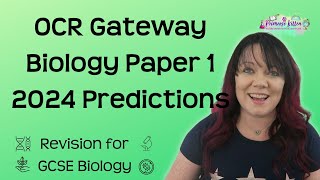 OCR Gateway  GCSE  Biology Paper 1  2024 predictions [upl. by Hgielac]