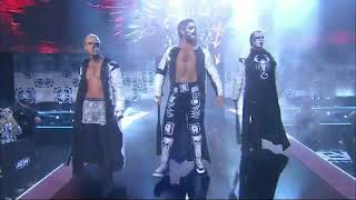 Adam Copeland EdgeEntrance with Sting Face print Aew full gear 2023 [upl. by Nuahs]