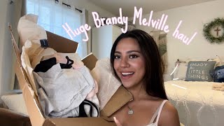 Huge Brandy Melville Unboxing  summer tops [upl. by Rratsal731]