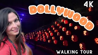 Dollywood2024 Great Pumpkin Luminights POVFULL Park Walkthrough Night Walk [upl. by Nallid443]