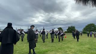 Greighlan Crossing Pipe Band Gr3 MSR Bellingham Gathering 2024 [upl. by Nakada329]