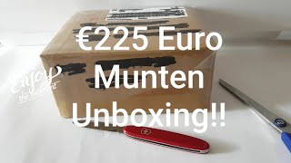 €225 euro Munten uitpakken  Munten verzamelen [upl. by Koenraad]