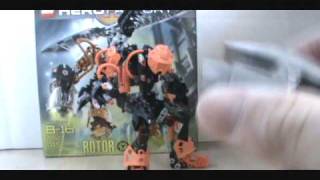 LEGO Hero Factory Rotor review [upl. by Natloz]