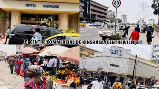 VOICI À QUOI RESSEMBLE LE CENTREVILLE DE KINSHASA MAINTENANT REPORTAGE TOURISTIQUE 🇨🇩 [upl. by Adiaros]