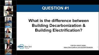 NYC Decarbonization Fundamentals Webinar Part 6 of 6 Decarbonization Panel [upl. by Vargas]