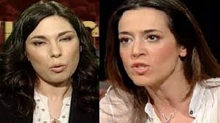 Borsettate tra 5 stelle Giulia Sarti e Forza Italia Licia Ronzulli [upl. by Stonwin]