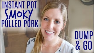 KETO DIET  Instant Pot Smoky BBQ Pulled Pork  Dump and Go Instant Pot and Slow Cooker Recipe [upl. by Nonnerb]