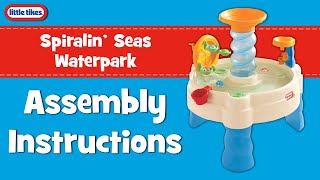 Spiralin’ Seas Waterpark  Assembly Instructions  Little Tikes [upl. by Remark]