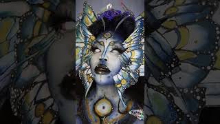 🦋MOTHER🦋 faceart makeup [upl. by Kenwrick]