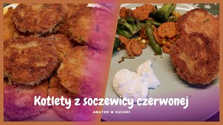 Kotlety z soczewicy czerwonej [upl. by Auvil]