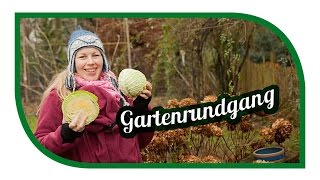 Gartenrundgang  Aussaat Jungpflanzenanzucht Wintergemüse im Januar [upl. by Danyette]