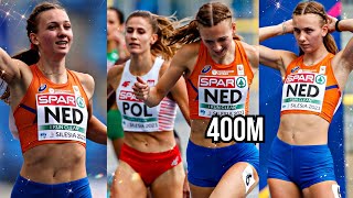 Femke Bol vs Natalia Kaczmarek  400m Women  Silesia 2023 European Athletics Team Championships [upl. by Irtemed652]