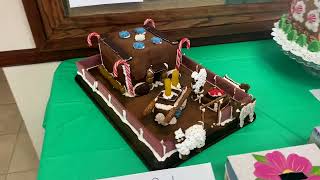 GingerBread House Competition  Bible Theme  family faith church [upl. by Yerggoeg]