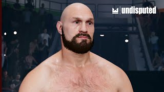 Undisputed  Tyson Fury White Attire FULL ENTRANCE PS5 [upl. by Ordep]