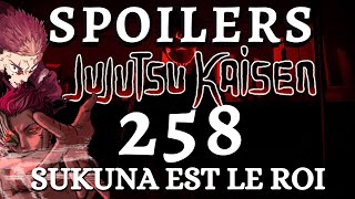 SUKUNA DECHAINÉ SUR YUJI  LENTRAINEMENT SECRET  SPOILERS JUJUTSU KAISEN 258 REACTION LIVE [upl. by Ib203]