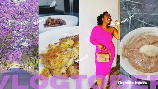 Vlogtober 4  Pieces of my heart  Crispy baked Potatoes amp Dunked Wings recipe  A few days with me [upl. by Hetty]