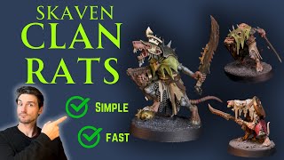 How To Paint Clan Rats From The Skaventide Age Of Sigmar Box [upl. by Malka334]