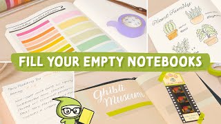 📚 10 Creative Ways to Fill Your Empty Notebooks [upl. by Nihi]