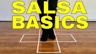 Salsa 4 Basic Steps TUTORIAL [upl. by Ilhsa79]