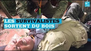 Les survivalistes français sortent du bois [upl. by Enitnelav742]