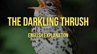 The Darkling Thrush  ENGLISH Explanation  ISC English  Thomas Hardy  Word Meanings  Summary [upl. by Hanforrd]