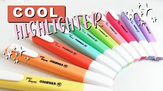 STABILO SWING COOL PASTEL HIGHLIGHTERS  swatches and review [upl. by Aiel]