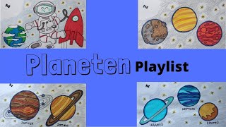 207 PIANETI PLAYLIST disegnare e colorare i pianeti per bambini babydona [upl. by Kirven]