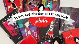 Un recorrido por todas las agendas Julieta y cómo dibujo las tapas de la 2025 [upl. by Maximo]