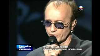 BEE GEES  Robin Gibb en Coma y muere el 19 de Mayo 2012 [upl. by Auburn]