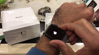 Apple Watch Series 3 Dark Olive Sport Loop  Unboxing [upl. by Alethea178]