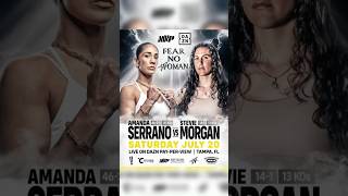 Amanda Serrano Dominates Stevie Morgan boxing boxer edit highlights ko shorts champion punch [upl. by Asaeret]