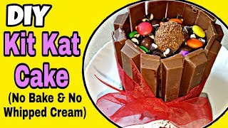 DIY Kit Kat Cake  No Bake Kit Kat Cake  Easy Recipe [upl. by Kora73]