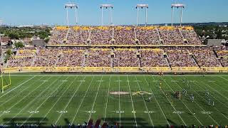 Tim Hortons Field Hamilton TigerCats View From Section 205 Row 8 2024 Labour Day Classic Game [upl. by Nnalorac]