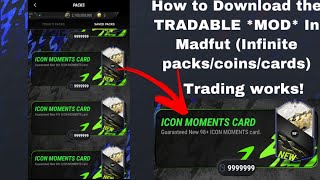 How to Download the TRADABLE MOD In Madfut 22 Infinite PacksCoinsCards Trading Works [upl. by Neerac772]