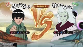 Guy sensei vs madara riokou en superdificil naruto [upl. by Ymereg]