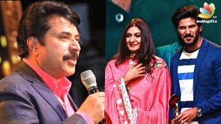 Mammotty stops wife from giving award to Dulquer  Anand TV Film Awards [upl. by Eniladam277]