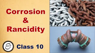 Corrosion and Rancidity  in Hindi for Class 10 [upl. by Raila]