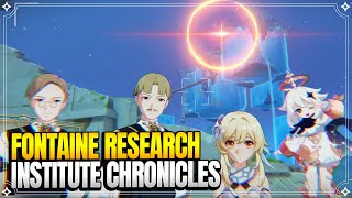 Fontaine Research Institute Chronicles  Achievement  World Quests amp Puzzles 【Genshin Impact】 [upl. by Karlene]