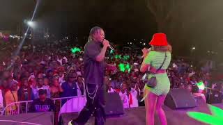 Fik Fameica and Sheebah performance at the purple party subscribe love music ugandanmusic [upl. by Akimert]