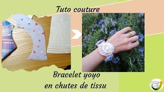 Comment faire un yoyo en tissu  tuto pour bracelet [upl. by Ranite]